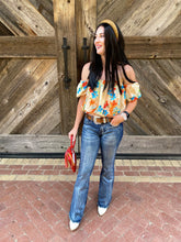 Load image into Gallery viewer, Floral Romance Top-Sale - Wildfire and Lace