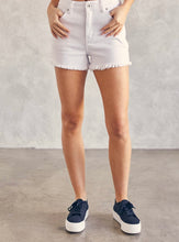 Load image into Gallery viewer, White Denim Shorts - Wildfire and Lace
