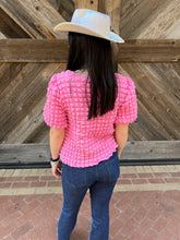 Load image into Gallery viewer, Barbie Pink Bubble Top-Sale - Wildfire and Lace
