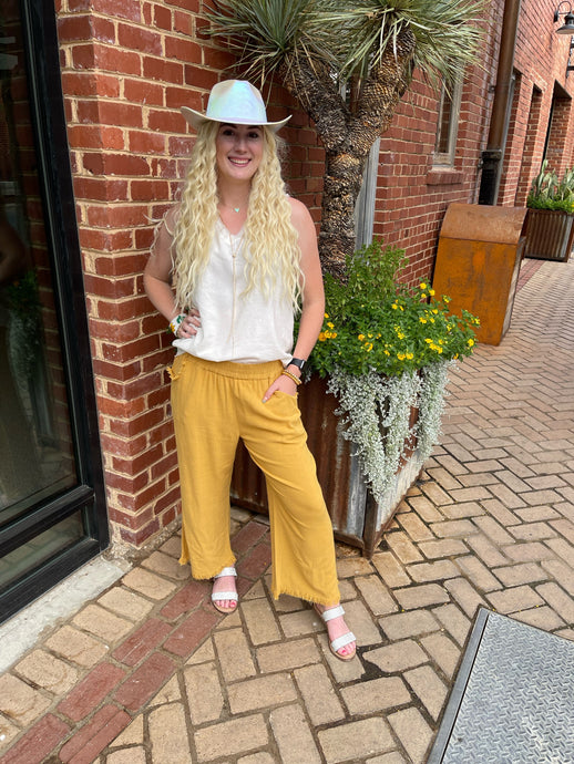 Chic Style Linen Pants - Wildfire and Lace