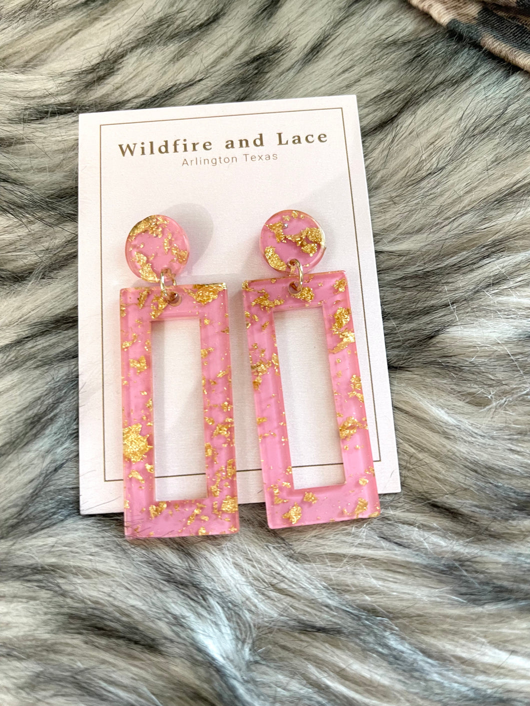 Pretty In Pink Earrings - Wildfire and Lace