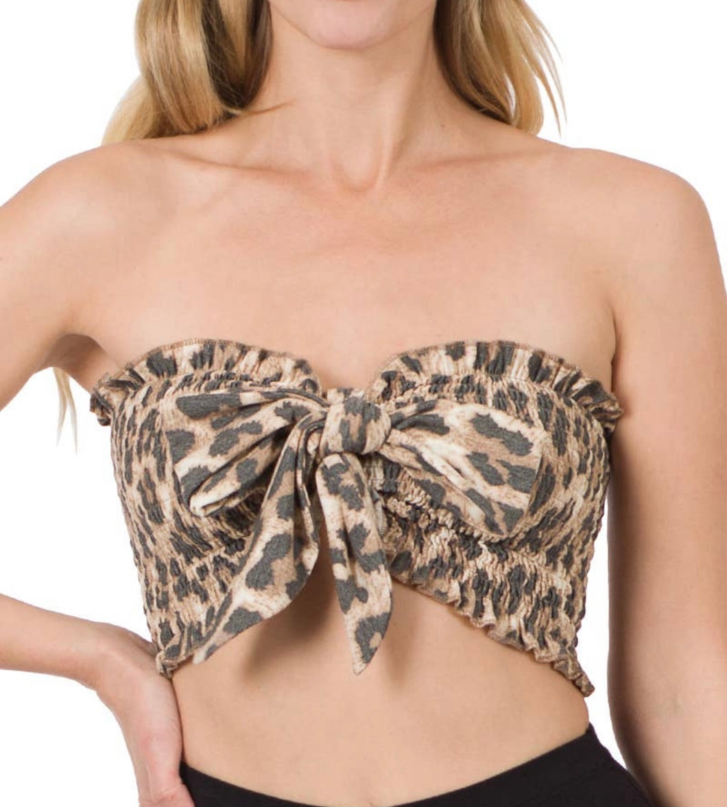 Into the Jungle Tube Top - Wildfire and Lace
