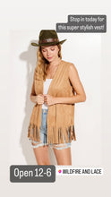 Load image into Gallery viewer, A Little Bit Cowgirl Vest - Wildfire and Lace
