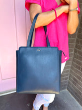 Load image into Gallery viewer, Tula Handbag-navy - Wildfire and Lace
